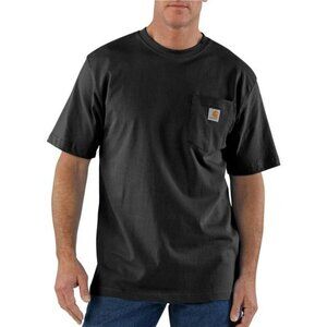 Carhartt Mens Loose Fit Heavyweight Pocket T Shirt Short Sleeve Work Tee